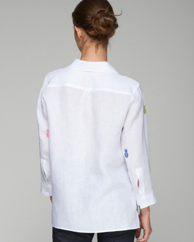 CAMISA MINIPIÑAS BORDADAS