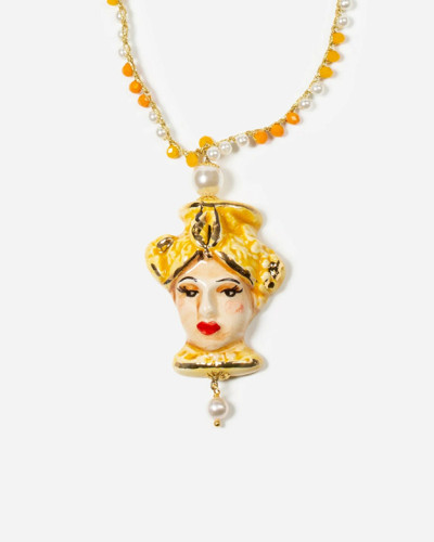 COLLAR LARGO DE CERAMICA CONSTANZA